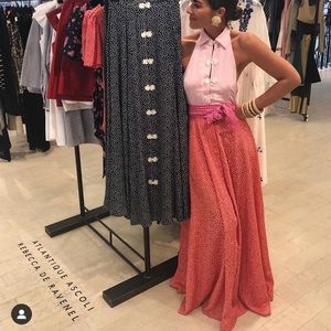 Rebecca de Ravenel Polka Dot Block Color Dress